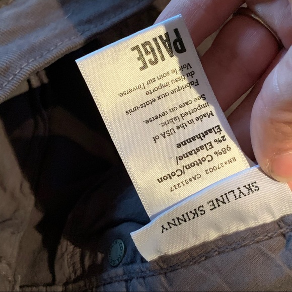 PAIGE skyline skinny jeans size 31 - Picture 7 of 8